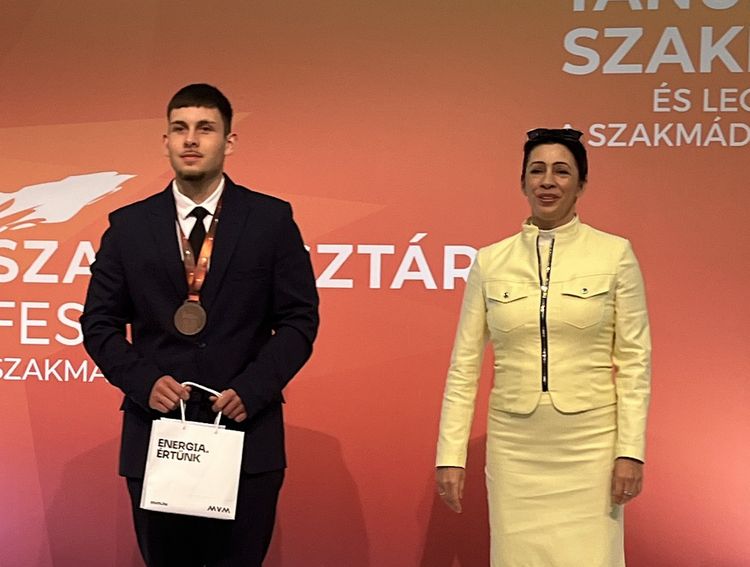 Szakmájában a legjobbak között végzett